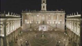 Michelangelo: la piazza e la scalinata del Campidoglio