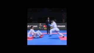 JAPAN VS JORDAN | Karate kumite -84 KG | WKf #shorts #karate #kumite #ziyagha #martialarts #wkf