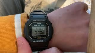 G-Shock DW-5600 how to set Flash alert