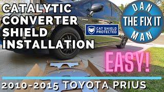 2015 Toyota Prius Catalytic Converter Protection - CAT Shield by MillerCAT Anti Theft Cover install