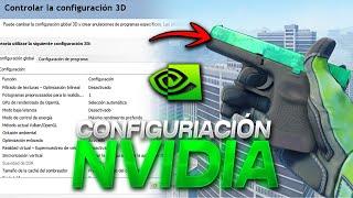 Como OPTIMIZAR NVIDIA para GAMING y RENDIMIENTO (+FPS) | La mejor configuración 2024 