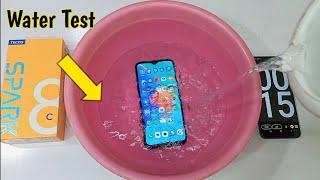 Tecno Spark 8c Water Test || Waterproof Test Spark 8c