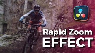 Rapid Zoom Effect in Davinci Resolve | Cinematic Effect | Tutorial | Ameya Khanolkar