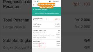 Cara Lihat Rincian Biaya Admin #shopeeseller #shopee #seller