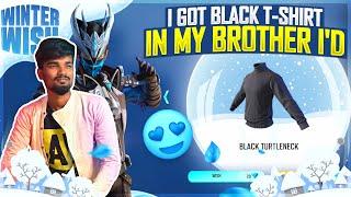 I AM VERY LUCKY || I GOT BLACK T-SHIRT JUST 500 DIAMONDS | NEW BLACK T-SHIRT SPIN VIDEO TAMIL