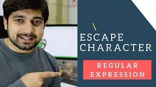 Escape Character in Regular Expression
