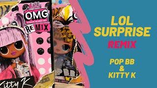 LOL Surprise OMG Remix Pop B.B. & Kitty K Unboxing Toy Review | TadsToyReview