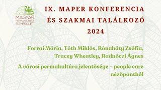 A városi permakultúra jelentősége – people care nézőpontból