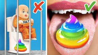 Crazy Ways To Sneak Candies Into Jail  *Viral Parenting Gadgets And Sweet Crafts*