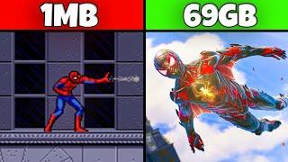 1MB VS 69GB SPIDER-MAN GAME EPIC SHOWDOWN! ️