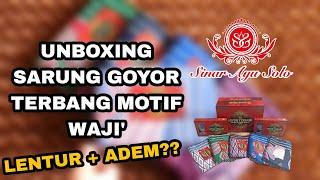 Unboxing Sarung Goyor Terbang Motif Waji' - Sinar Ayu Solo #marketing #bisnisonline #bisnis