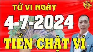 Tử Vi Ngày Mới 4/7/2024 Giới Tiên Tri Đồng Loạt Khẳng Định, 5 Con Giáp Trúng Tiền Tỷ, SỐ CỰC GIÀU