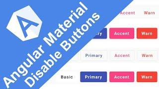 Angular Material - 5 - Disable Buttons