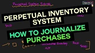 Perpetual Inventory System and How to Journalize Purchase Entries (FA Tutorial #30)