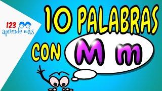 10 palabras con la letra M para niños de preescolar