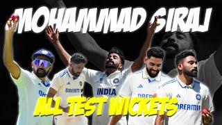 Mohammad Siraj All Test Wicket Compilation  | Mohammad Siraj Bowling  | Cricket Visuals