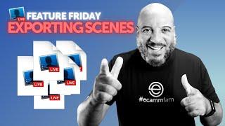 Easily Import and Export Scenes for Ecamm Live