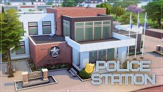 Полицейский Участок‍️│Строительство│Police Station │SpeedBuild│NO CC [The Sims 4]