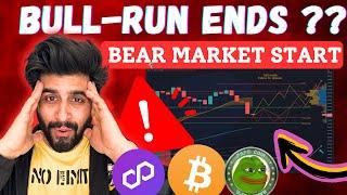 BULLRUN ENDS - BEAR MARKET START ??? Altseason is Over ?