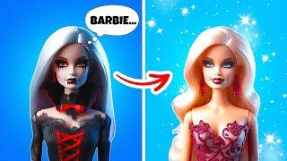 Vampire Wishes to Become Barbie ‍️️ Emotional Makeover Transformation