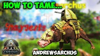 How To EASILY Tame an Andrewsarchus in ARK Fjordur