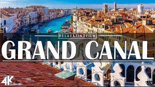 Beautiful Grand Canal 4K • Relaxing Italian Music, Instrumental Romantic • Video 4K UltraHD