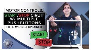 Basic Motor Control: 3 Wire Start Stop Circuit (updated)