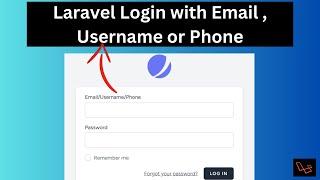 Laravel Jetstream Login with Email , Username or  Phone Number Tutorial