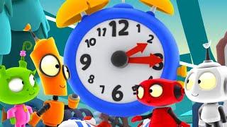 Tick Tock On The Clock | Rob The Robot | Toddler Learning Video