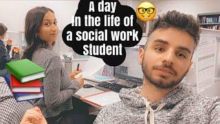 A day in the life of a social work student