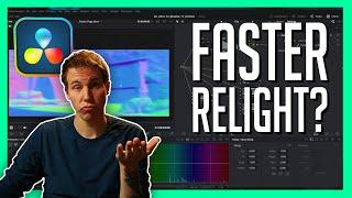 FASTER Relight Performance in Resolve - DaVinci Resolve 18.5 Beta New Feature!