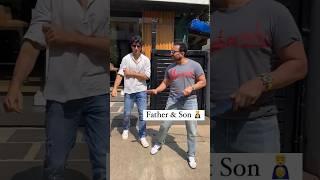 Ibrahim Ali With Dad Saif Ali Khan Spotted In Bandra