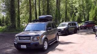 Pacific Northwest Honda Element meet up at Franklin ghost town black diamond WA