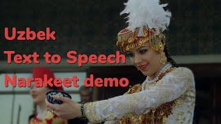 Uzbek text to speech: Make audio and video materials easily with Text to Speech in 60+ languages