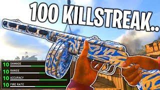 100 KILLS in 1 LIFE on Call of Duty WW2.. (100 KILLSTREAK V2 ROCKET) BEST PPSH CLASS in COD WW2!