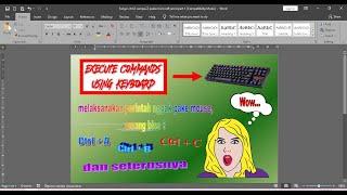 fungsi ctrl A sampai Z pada microsoft word part 1