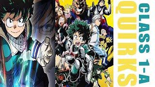 My Hero Academia  - All Students and Quirks for Class 1A