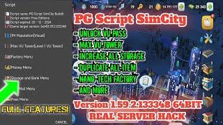 PG Script SimCity Real Server Hack - || Patch 1.59.2.133348 || - 2024