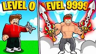 REACHING THE MAX LEVEL 9999 OF NINJA LEGENDS IN ROBLOX WITH CHOP