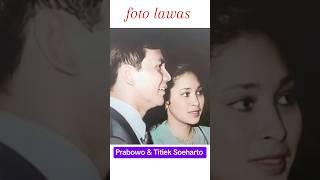 Prabowo Subianto dan Titiek Soeharto (foto lawas)