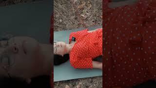 Evelina's yoga and stretching in the forest #stretching #yoga