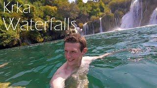 Swimming Beneath WATERFALLS: The Krka National Park (Croatia)