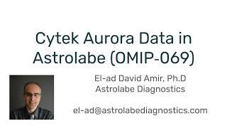 Cytek Aurora Data in Astrolabe (OMIP‐069)