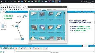 Tacacs Authentication configuration explained with packet tracer in easy and simple way!