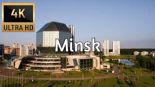 MINSK, BELARUS [4K] Drone Tour - Best Drone Compilation - Trips On Couch