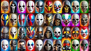 Massive Toy Mask Collection!  Superheroes Masks, Horror Masks, Tactical Masks & More!