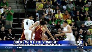 UO men's basketball win fifth straight game