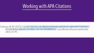 What is Sentence Case? Formatting Correct APA Citations