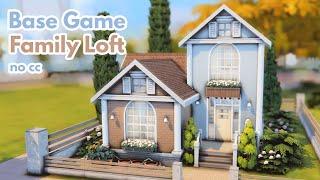 Building a Base Game Family Loft in The Sims 4 