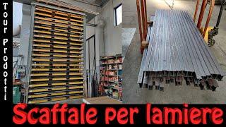 Scaffale per Lamiere - cosa costruiro' e prime fasi di realizzazione